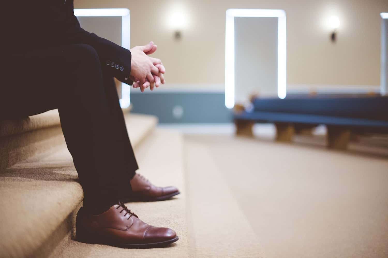 Men gathered for Bible study